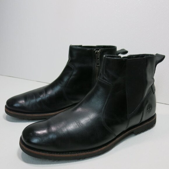 Timberland Mirrow Fit System Leather Chelsea Boot Shoes Men's Footwear Size 10 - Picture 1 of 7